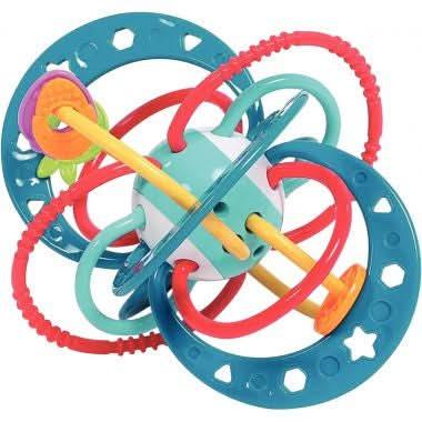 Balle hochet planète en plastique souple - Ma Rentrée Facile