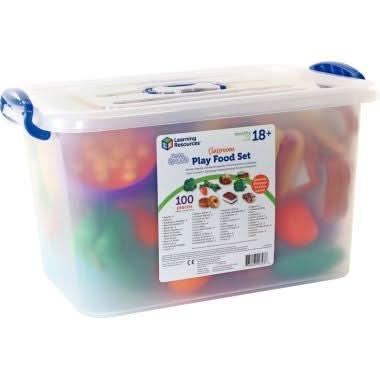 Baril de 100 aliments maxi en plastique - Ma Rentrée Facile