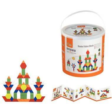 Baril de 250 mosaïques en bois assorties - Ma Rentrée Facile