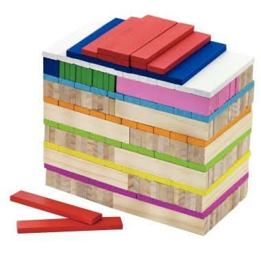 Baril de 250 planchettes en bois assorties - Ma Rentrée Facile