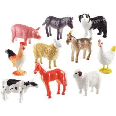 Baril de 60 petits animaux de la ferme - Ma Rentrée Facile