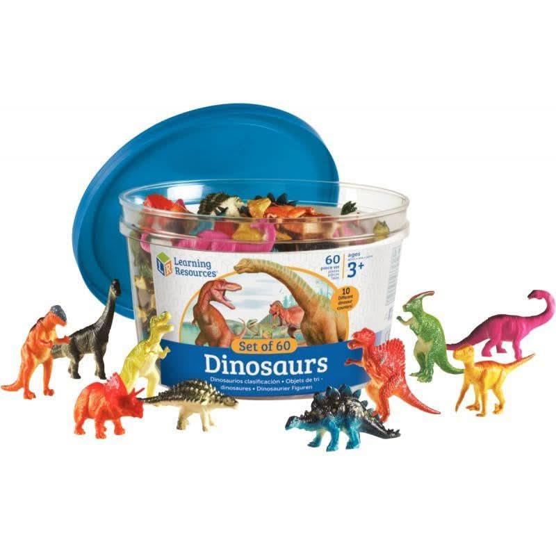 Baril de 60 petits dinosaures - Ma Rentrée Facile