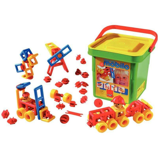 Baril de 86 pièces de jeu de construction MOBILO - Ma Rentrée Facile