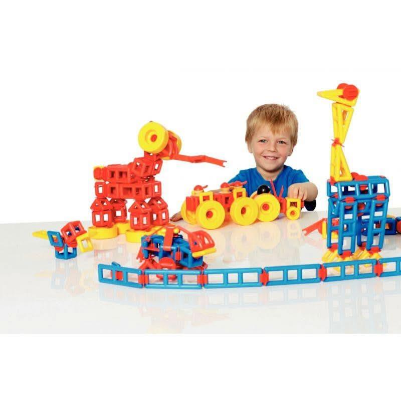 Baril de 86 pièces de jeu de construction MOBILO - Ma Rentrée Facile