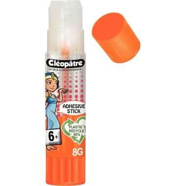 Bâton de colle transparente 8gr Recycléo Cléopâtre - Ma Rentrée Facile