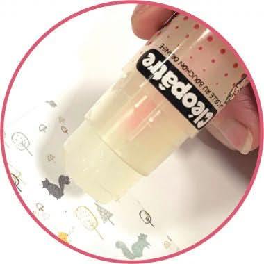 Bâton de colle transparente 8gr Recycléo Cléopâtre - Ma Rentrée Facile