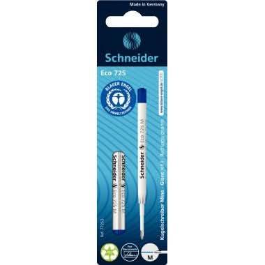 Blister 2 recharges eco 725M Schneider bleu - Ma Rentrée Facile