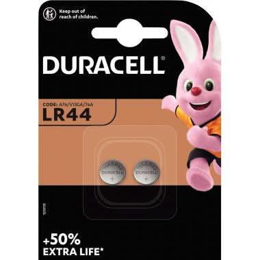 Blister de 2 piles bouton alcaline LR44 - Ma Rentrée Facile