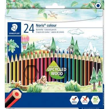 Blister de 24 crayons de couleur Noris Colours assortis - Ma Rentrée Facile