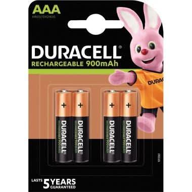 Blister de 4 piles rechargeable, DURACELL, AAA9000A, ULTRA POWER - Ma Rentrée Facile