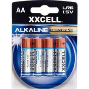 Blister de 4 piles 1.5V LR06/AA alcaline XXCELL - Ma Rentrée Facile