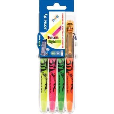 Blister de 4 surligneurs Frixion Light assortis - Ma Rentrée Facile