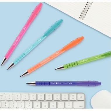 Blister de 5 stylos bille Flexgrip Ultra Bright, encre bleue - Ma Rentrée Facile