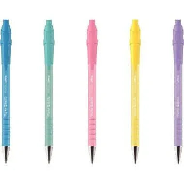 Blister de 5 stylos bille Flexgrip Ultra pastel, encre bleue - Ma Rentrée Facile