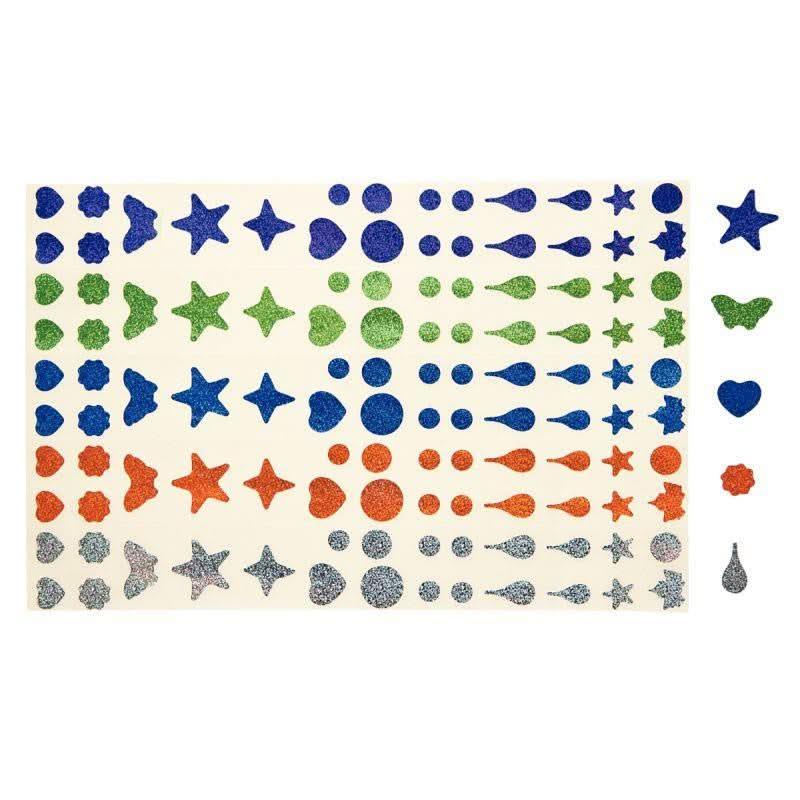 Blister de 575 gommettes holographiques assorties - Ma Rentrée Facile