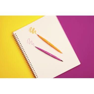 Blister de 8 stylos feutres nylon Flair Dual bi-pointes coloris assortis - Ma Rentrée Facile