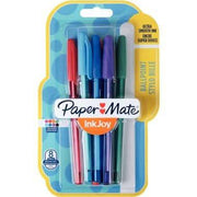Blister de 8 stylos bille Papermate InkJoy 100 fun pointe moyenne assortis - Ma Rentrée Facile
