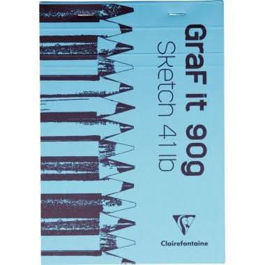 Bloc croquis blanc Graf It format 14,8x21 cm - Ma Rentrée Facile