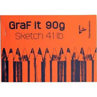 Bloc croquis blanc Graf It format 14,8x21 cm - Ma Rentrée Facile