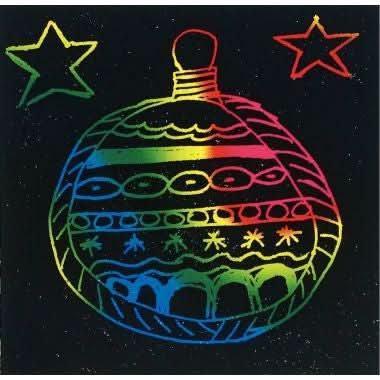 Bloc de 125 mini cartes à gratter arc-en-ciel - Ma Rentrée Facile