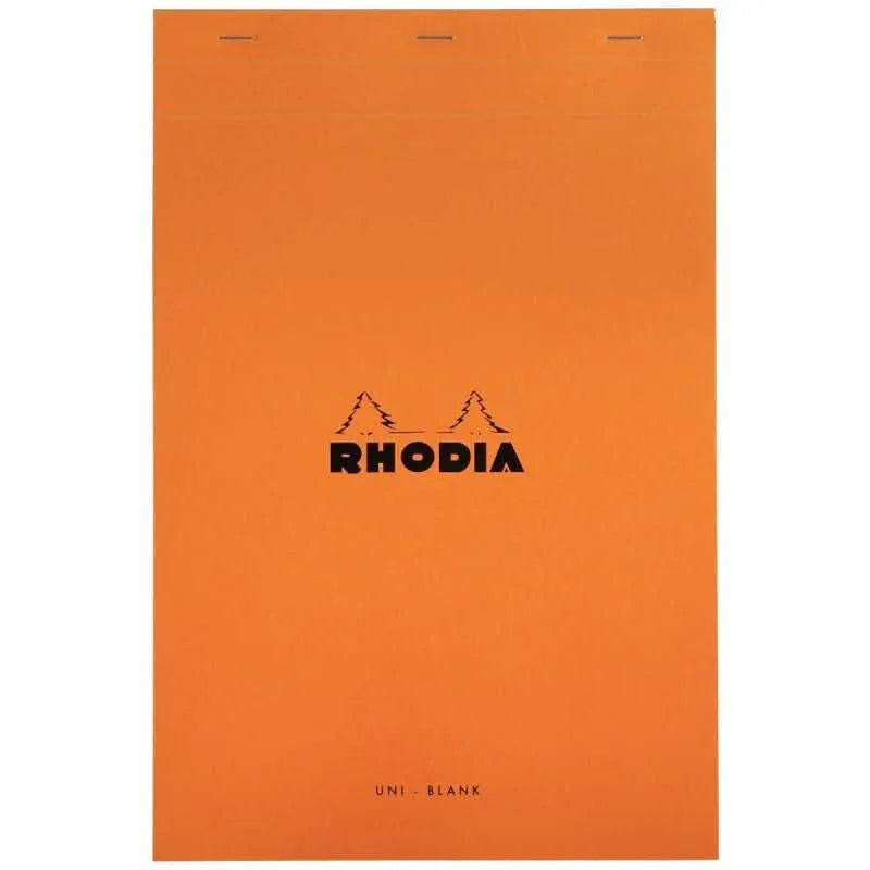 Bloc de bureau RHODIA, A4+, 80 feuilles micro-perforées détachables, uni blanc, 80g - Ma Rentrée Facile