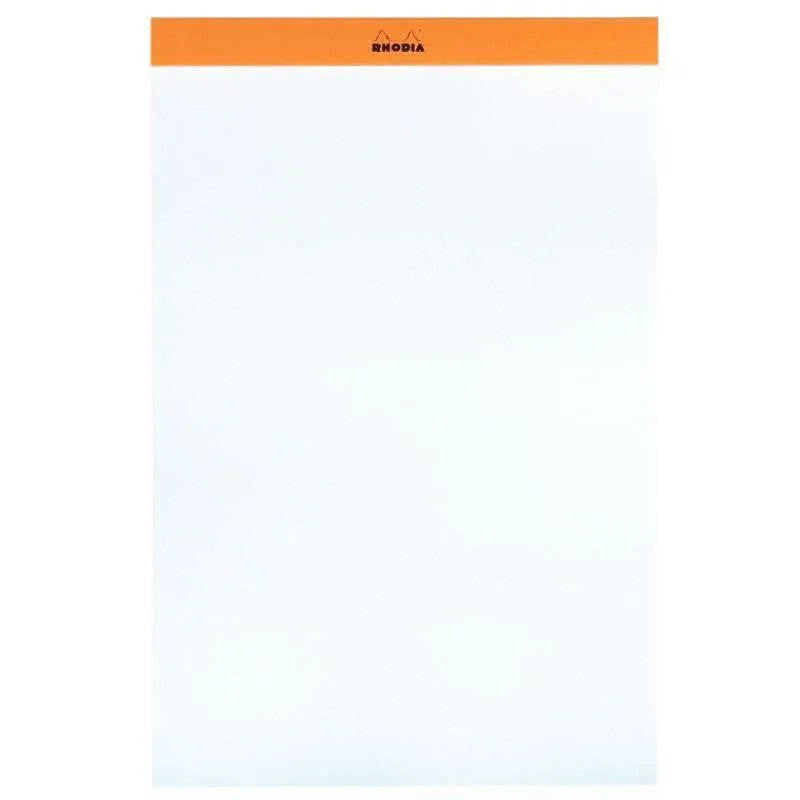 Bloc de bureau RHODIA, A4+, 80 feuilles micro-perforées détachables, uni blanc, 80g - Ma Rentrée Facile