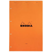 Bloc bureau RHODIA, A4+, 80 feuilles jaunes, perforées, ligné 7 mm, 80g - Ma Rentrée Facile