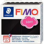 Bloc de Fimo Soft 57 g noir - Ma Rentrée Facile