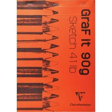 Bloc croquis blanc Graf It, format 21x29,7 - Ma Rentrée Facile