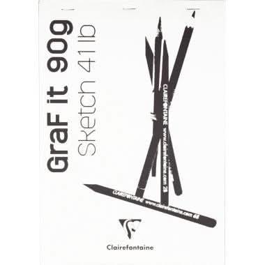 Bloc croquis blanc Graf It, format 21x29,7 - Ma Rentrée Facile