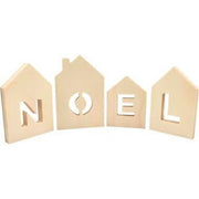 Blocs maisons NOEL à poser, 4 pièces - Ma Rentrée Facile