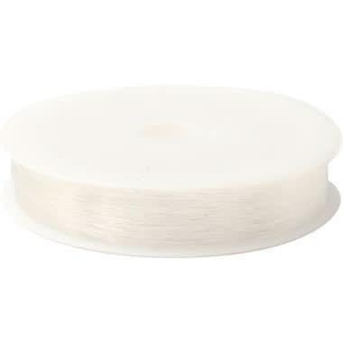 Bobine de 20m de fil nylon élastique transparent diamètre 0.5mm - Ma Rentrée Facile