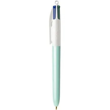 Boîte de 12 stylos bille Bic 4 couleurs Pearl assortis - Ma Rentrée Facile