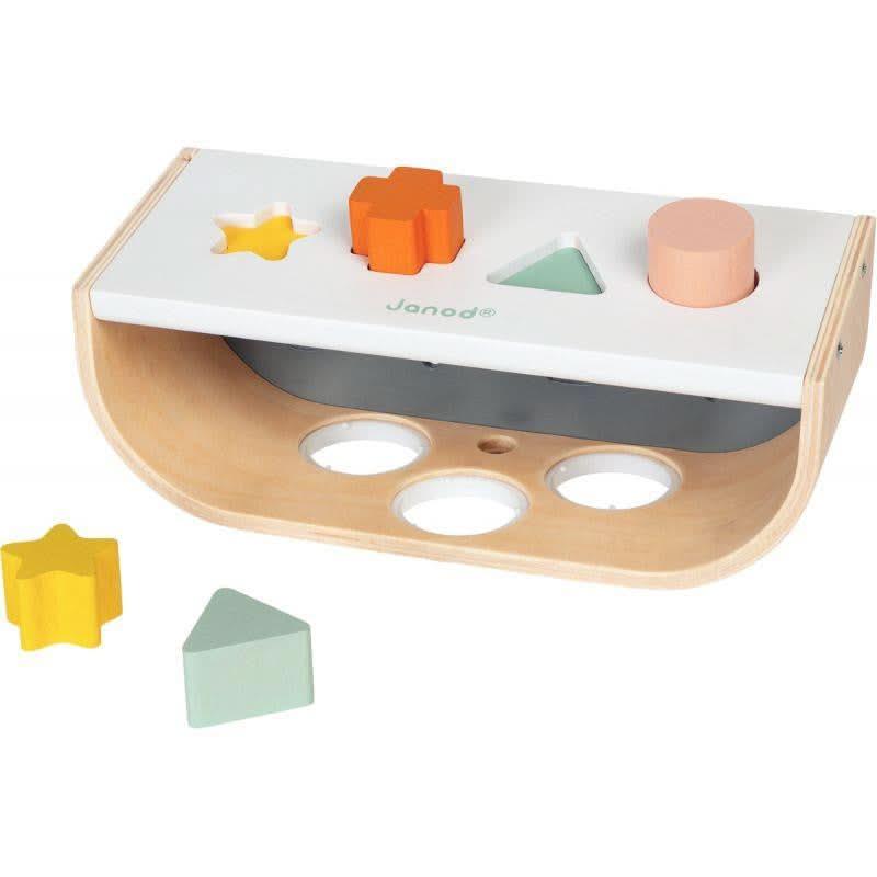 Boite à formes en bois 3 en 1 JANOD - Ma Rentrée Facile