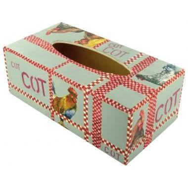 Boîte à mouchoirs rectangle, en bois - Ma Rentrée Facile