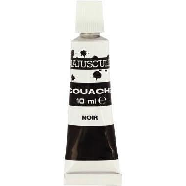 Boîte de 10 tubes 10ml de gouache en pâte MAJUSCULE, couleurs assorties - Ma Rentrée Facile