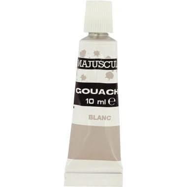 Boîte de 10 tubes 10ml de gouache en pâte MAJUSCULE, couleurs assorties - Ma Rentrée Facile
