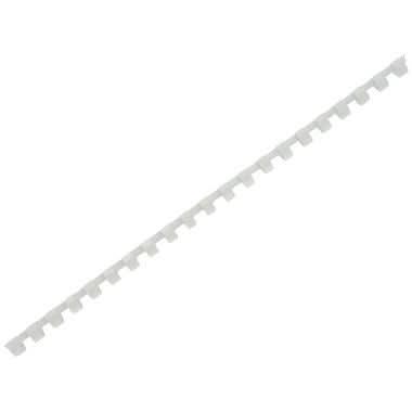 Boîte de 100 anneaux à relier/peignes à relier diamètre 10 mm blanc - Ma Rentrée Facile