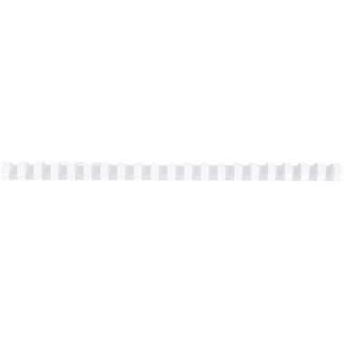 Boîte de 100 anneaux à relier/peignes à relier, diamètre 16 mm blanc - Ma Rentrée Facile