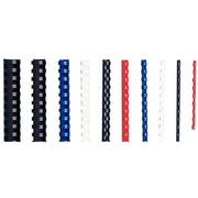 Boîte de 100 anneaux à relier/peignes à relier, diamètre 19 mm noir - Ma Rentrée Facile