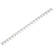 Boîte de 100 anneaux à relier/peignes à relier diamètre 12 mm blanc - Ma Rentrée Facile