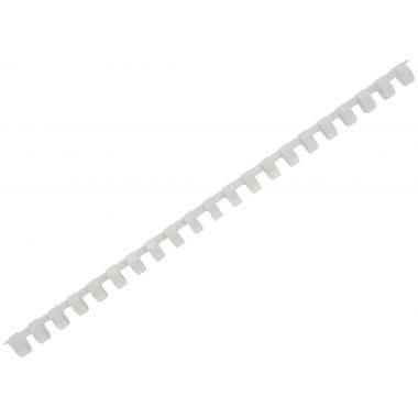 Boîte de 100 anneaux à relier/peignes à relier diamètre 12 mm blanc - Ma Rentrée Facile