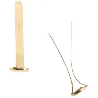 Boîte de 100 attaches parisiennes 30 mm, en acier laitonné - Ma Rentrée Facile