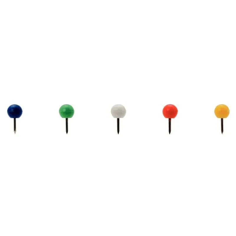 Boite de 100 épingles de signalisation tête ronde diamètre 5mm assortis - Ma Rentrée Facile