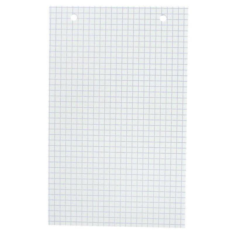 100 fiches bristol perforées 12,5 x 20 cm blanc quadrillé 5x5, EXACOMPTA - Ma Rentrée Facile