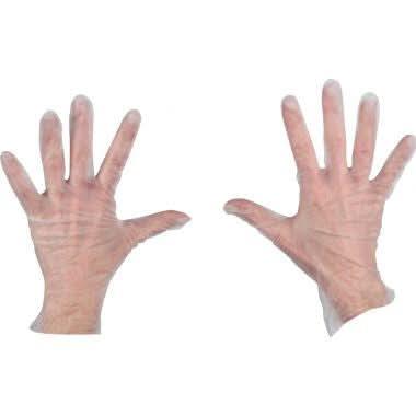 Boîte de 100 gants jetables en vinyle taille L - Ma Rentrée Facile