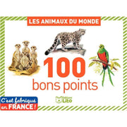 Boite de 100 images animaux du monde - Ma Rentrée Facile