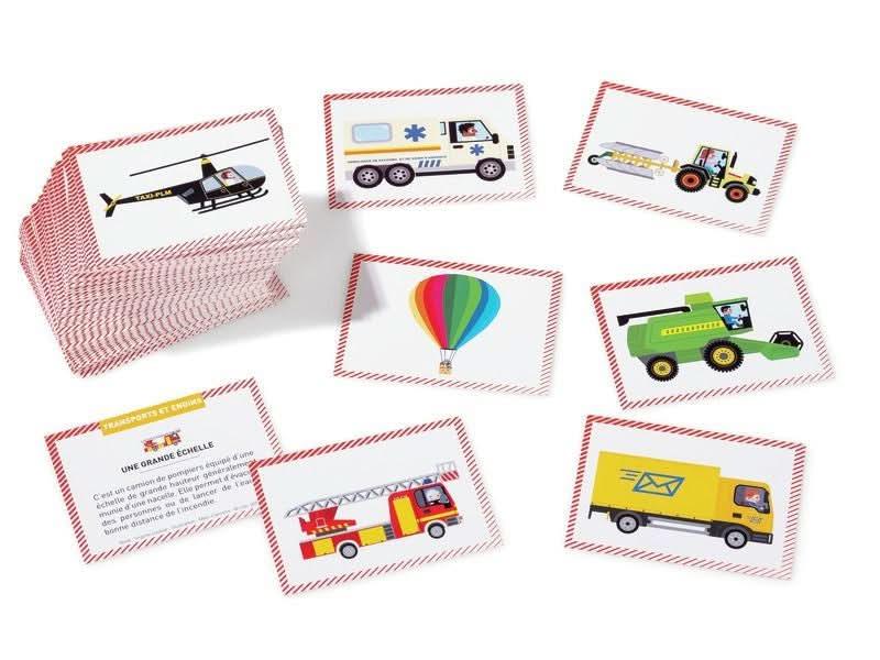 Boite de 100 images Transports et engins - Ma Rentrée Facile