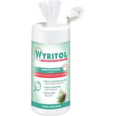 Boite de 100 lingettes désinfectantes mains - Ma Rentrée Facile