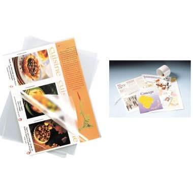 Boite de 100 pochettes à plastifier format 216x303mm pour document A4 ép 125µ - Ma Rentrée Facile